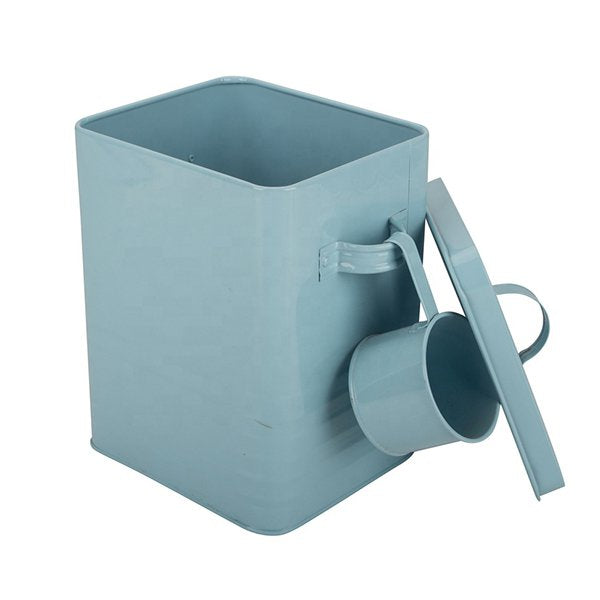 方形金屬洗衣粉收納盒