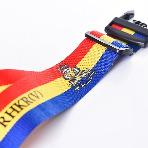 密碼鎖水平行李帶-黑色塑料扣頭