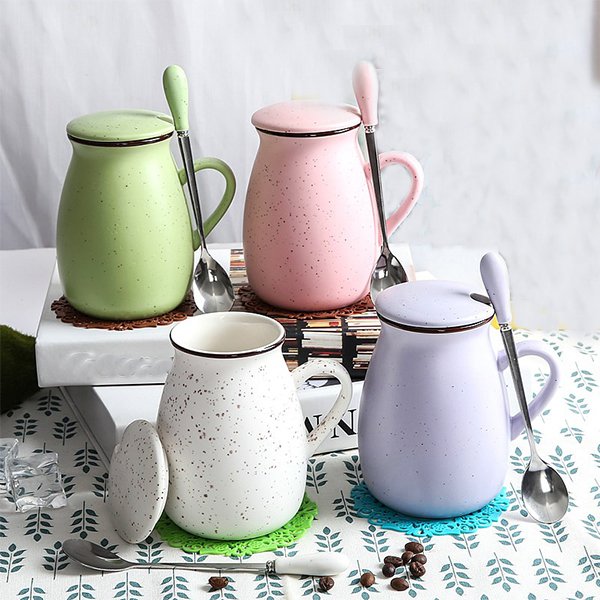 400ml田園陶瓷牛奶馬克杯