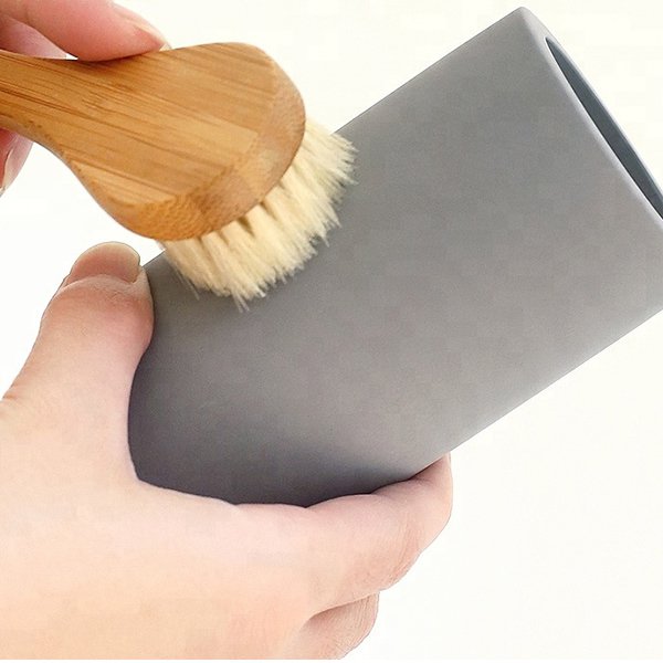 圓柱彩色矽藻土牙刷架-大