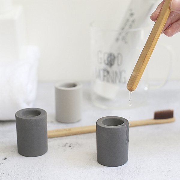 矽藻土單支牙刷架