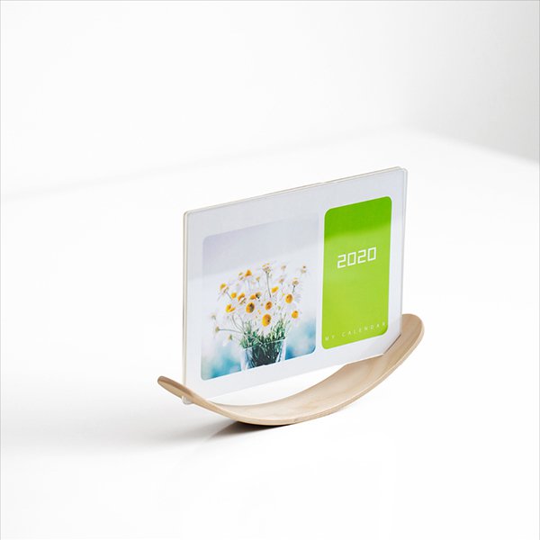 14*21cm多功能弧形月曆架