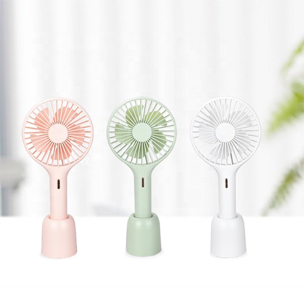 USB迷你風扇-手持式金屬色按鈕