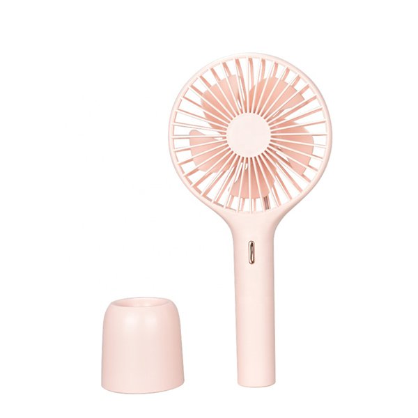 USB迷你風扇-手持式金屬色按鈕