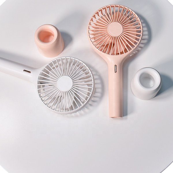 USB迷你風扇-手持式金屬色按鈕