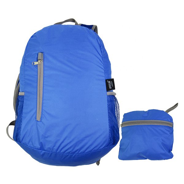 側拉鍊可摺疊防水聚酯纖維後背包