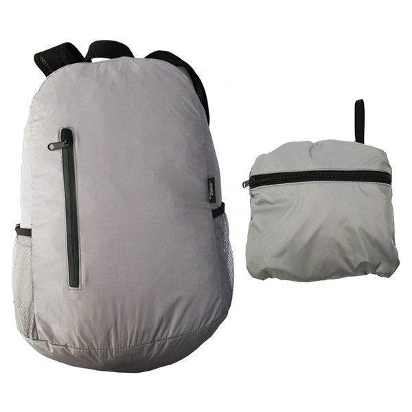 側拉鍊可摺疊防水聚酯纖維後背包