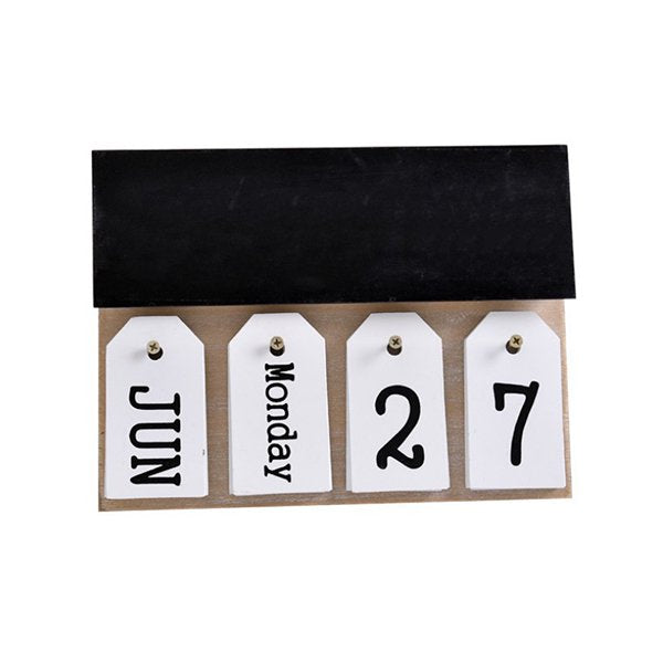 現代紙卡式木製萬年曆