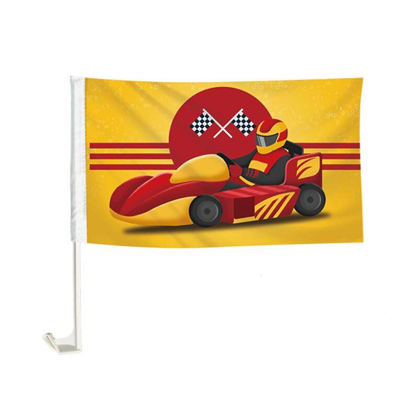 3*5ft客製化聚酯纖維車旗