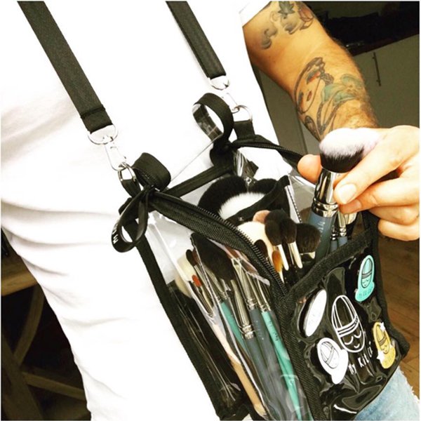 可背式PVC透明化妝袋