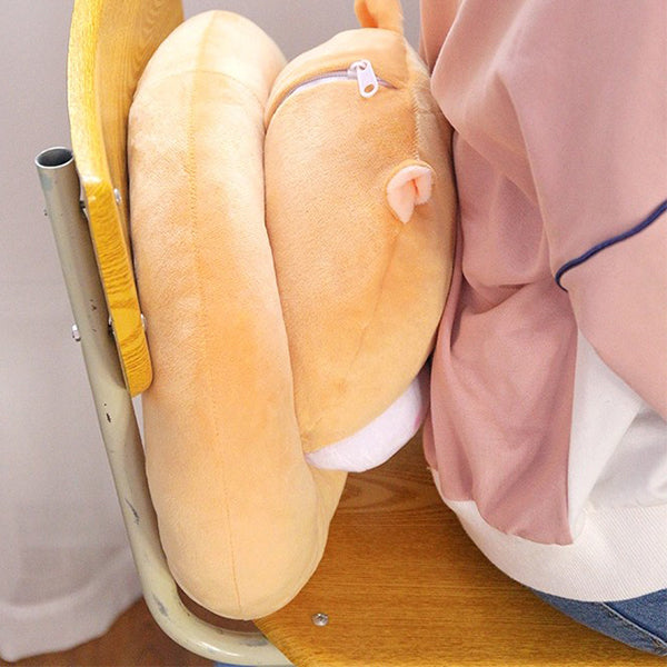 多功能卡通毛毯午睡枕