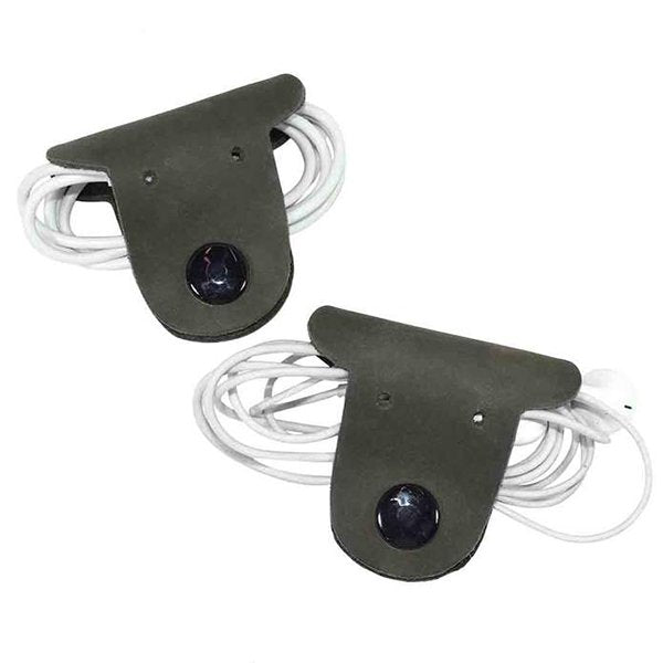 狗頭造型真皮鈕扣集線器