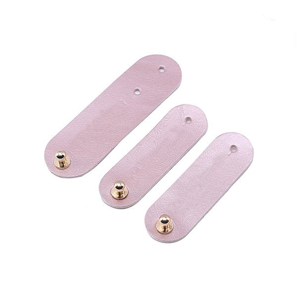 簡約PU皮革扣式集線器