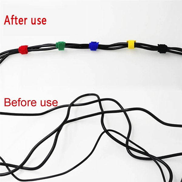 魔鬼沾自黏式尼龍耳機集線綁帶