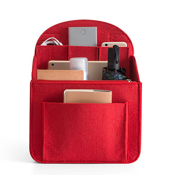 毛氈包中包後背包收納袋-大