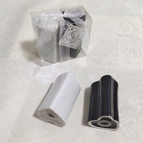 心形陶瓷調味罐-2入組