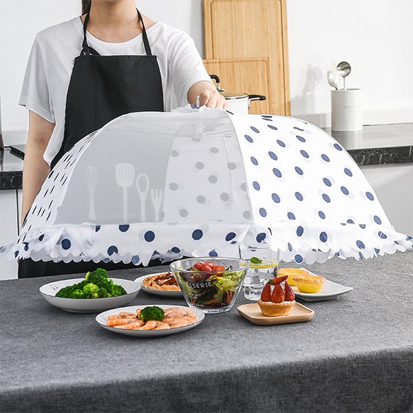 收縮式網紗蕾絲桌罩