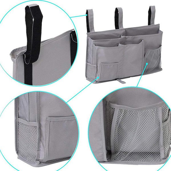 懸掛式防水牛津床邊收納袋