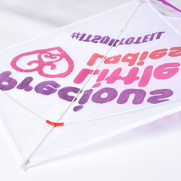 55*70cm鑽石造型聚酯纖維彩印風箏