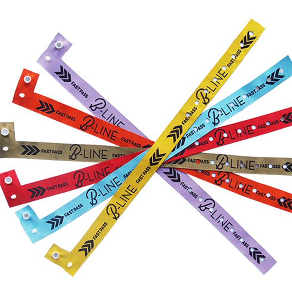 客製化聚酯纖維編織活動手環