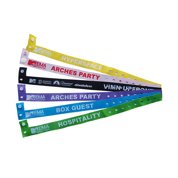 客製化聚酯纖維編織活動手環