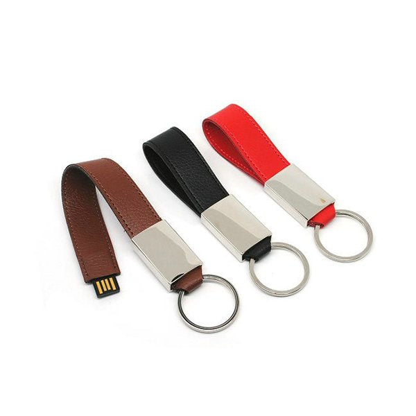 皮製隨身碟-金屬環USB