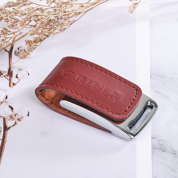 皮製隨身碟-USB商務禮贈品