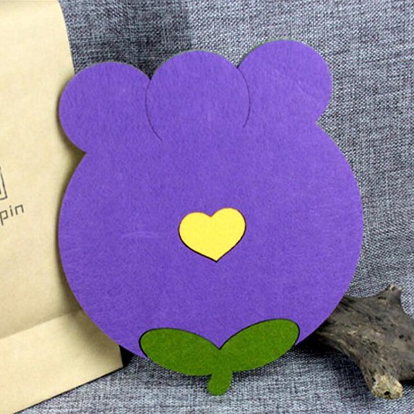 防滑環保毛氈布杯墊