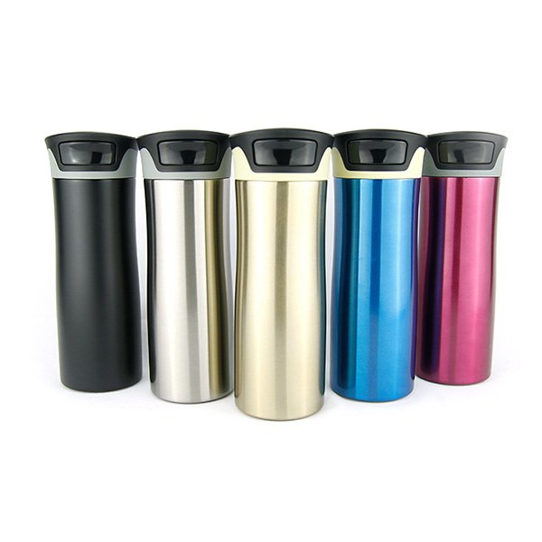 500ml按壓式不鏽鋼咖啡杯