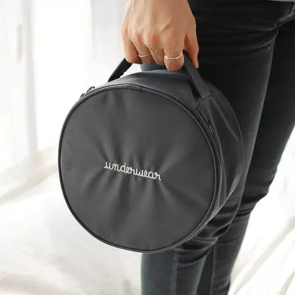 圓筒形貼身衣物旅行收納包