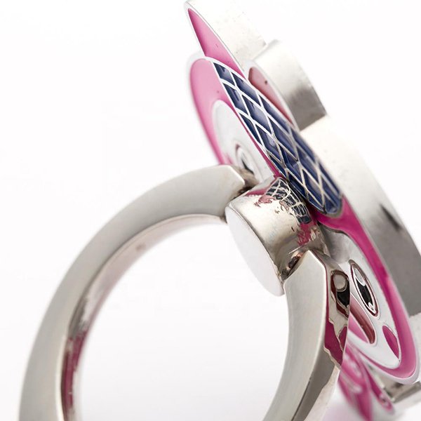 鋅合金手機架-背貼指環扣支架