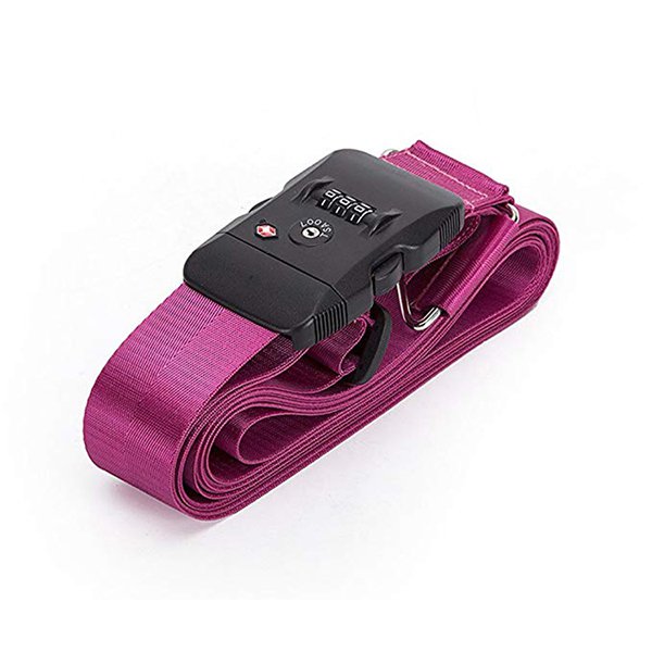 TSA海關鎖水平行李帶-塑料扣頭