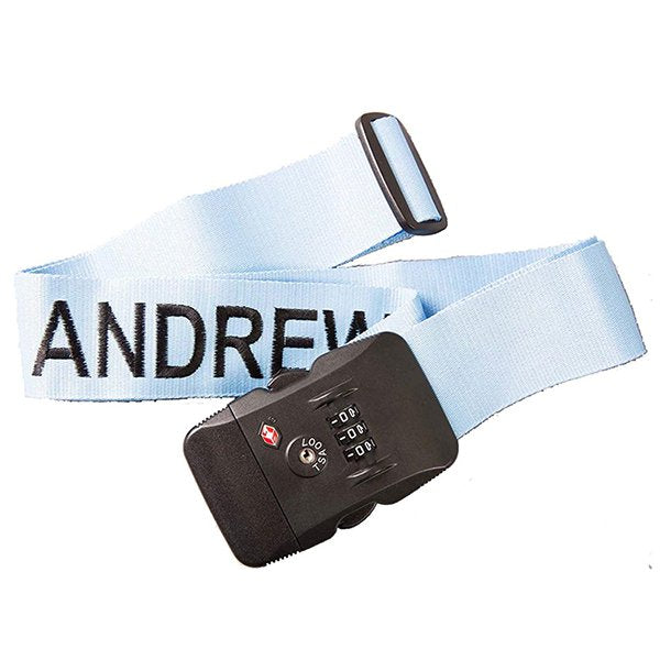 TSA海關鎖水平行李帶-塑料扣頭