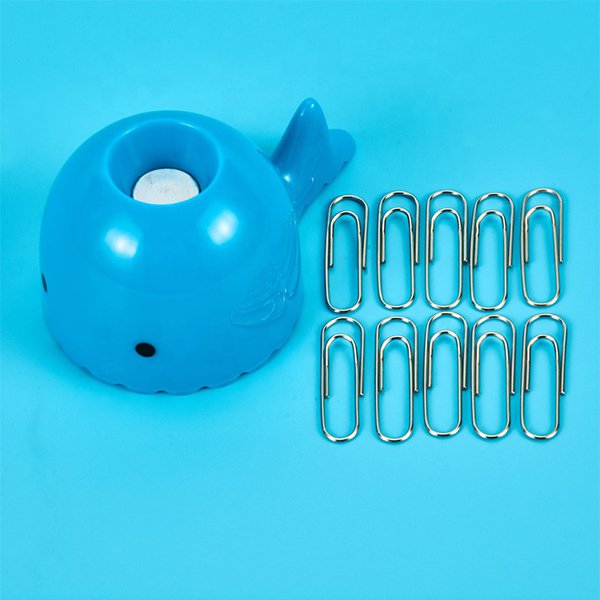 鯨魚造型磁吸式ABS迴紋針收納器