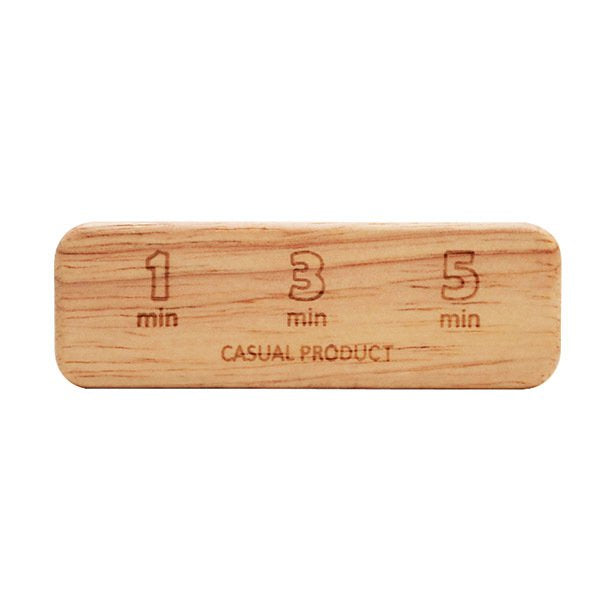 1/3/5分鐘木製3管沙漏計時器