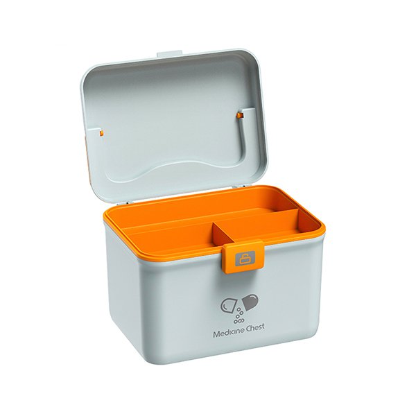 兩層塑料急救箱