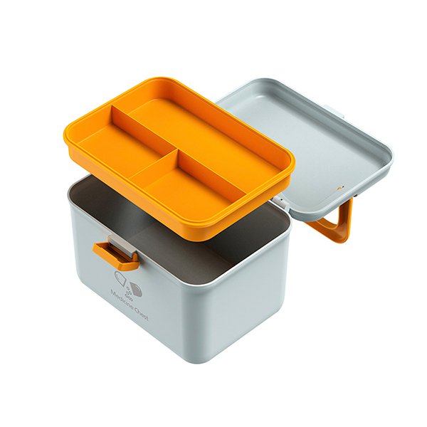 兩層塑料急救箱