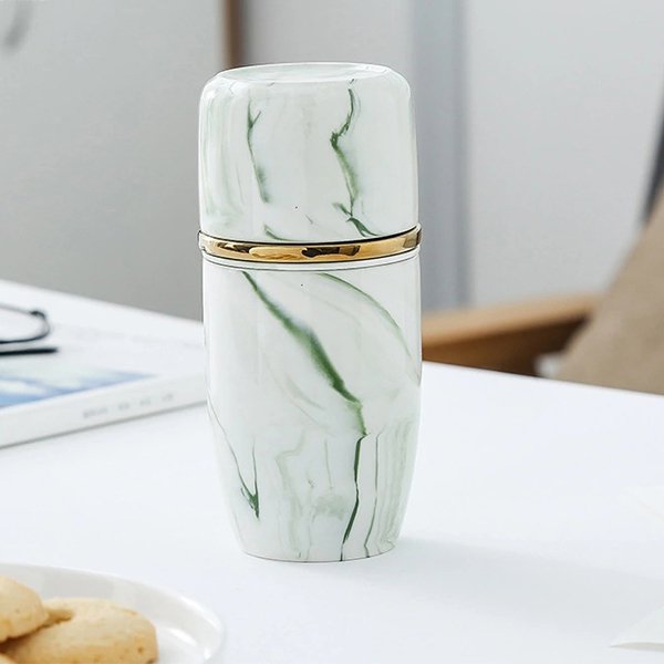 陶瓷雙層附外袋旅行杯