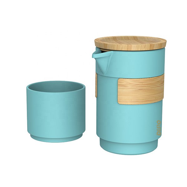 高品質便攜式陶瓷旅行茶具