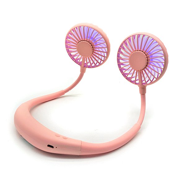 薰衣草香氛LED迷你風扇