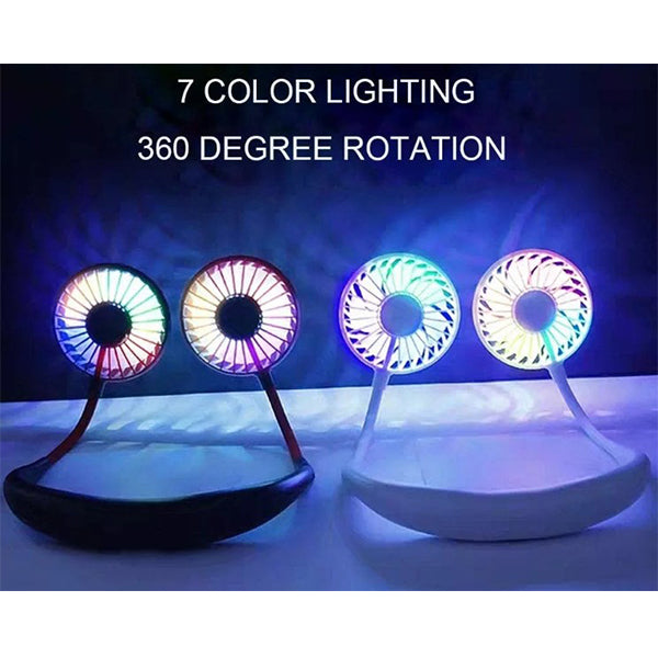 薰衣草香氛LED迷你風扇