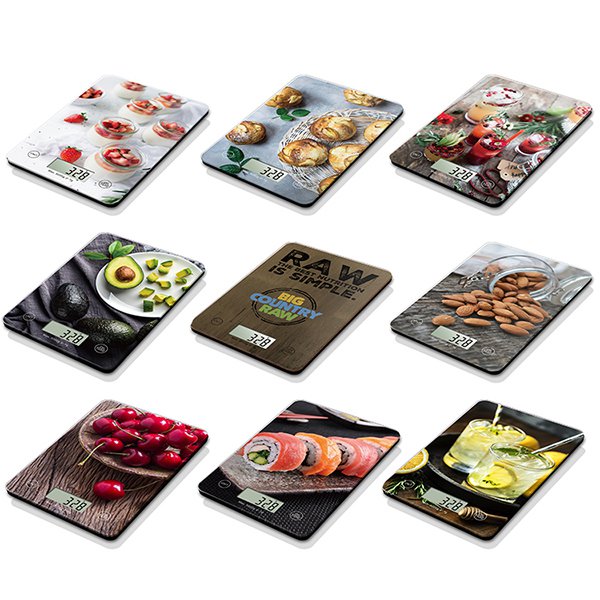 可彩色印刷電子廚房秤