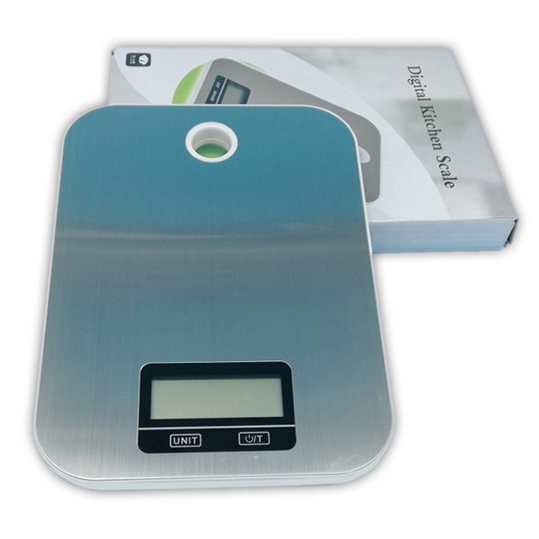 不鏽鋼可掛收納廚房電子秤