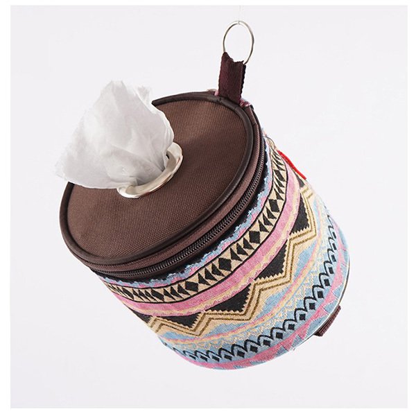 圓筒鑰匙環不織布衛生紙套