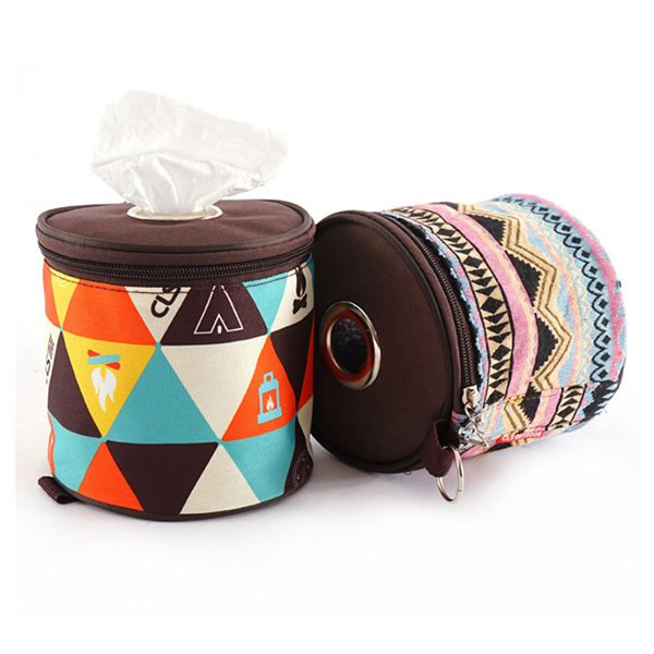 圓筒鑰匙環不織布衛生紙套