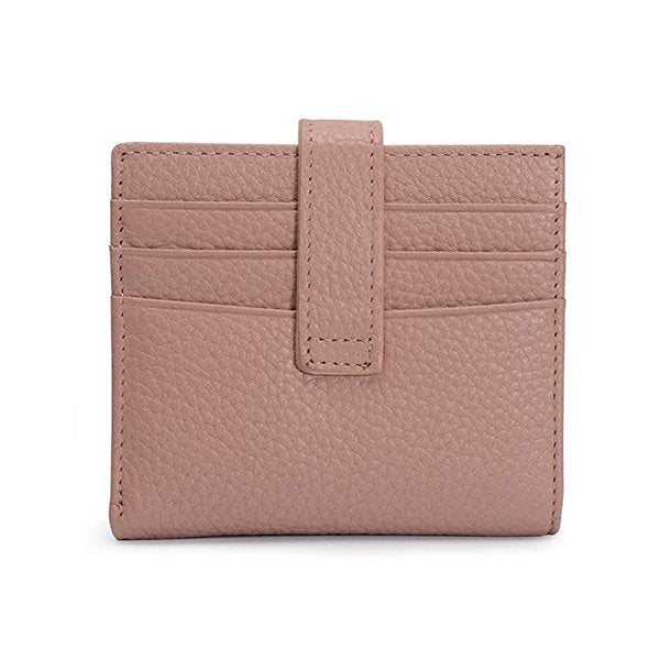 時尚粉色卡片夾-PU皮革卡夾
