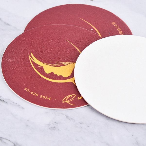 圓形紙質杯墊
