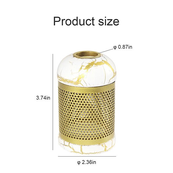 大理石紋磁性迴紋針收納器