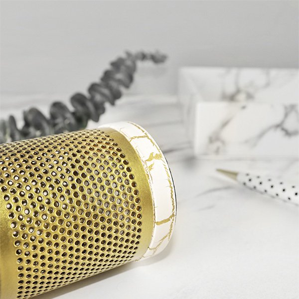 大理石紋磁性迴紋針收納器