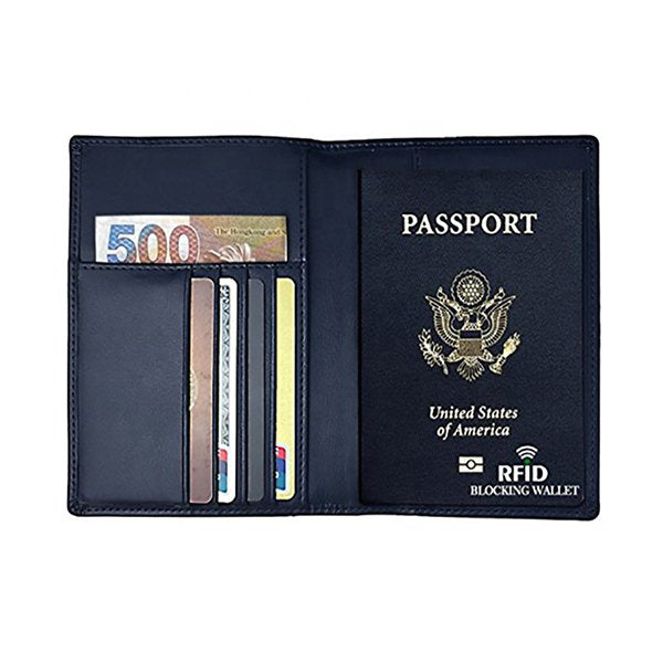 紳士簡約PU皮革護照套